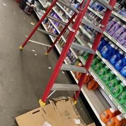 Dollar Tree - More pics of broken down boxes on floor