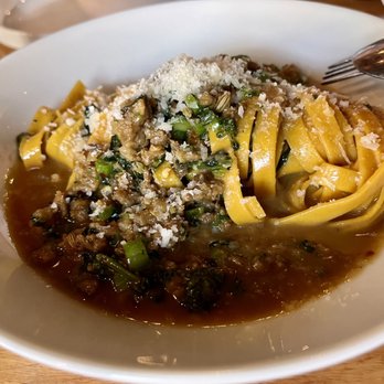 The Arbour - Fresh Tagliatelle with Pork Sausage - New American Near Me - Pasadena, California The Arbour - Fresh Tagliatelle with Pork Sausage - New American Near Me - Pasadena, California