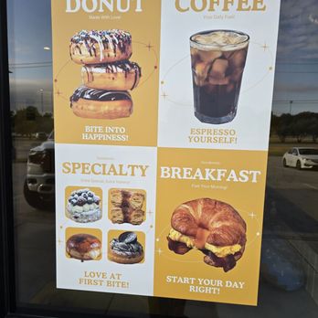 Goodonuts - Sign on store window - Bakeries Near Me - Double Oak, Texas Goodonuts - Sign on store window - Bakeries Near Me - Double Oak, Texas