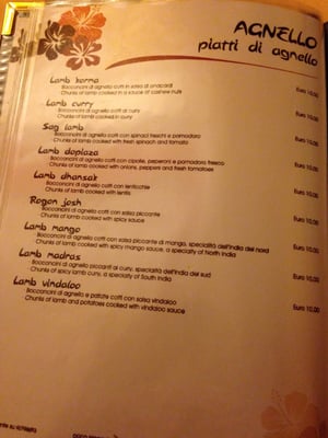 Menu photo 4 Indiano Buddha Vicenza, VI Menu photo 4 Indiano Buddha Vicenza, VI