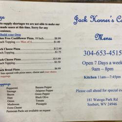 Jack Horner's Corner
