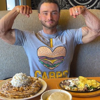 Griddlecakes - Me flexing with my food - Breakfast & Brunch Near Me - Las Vegas, Nevada