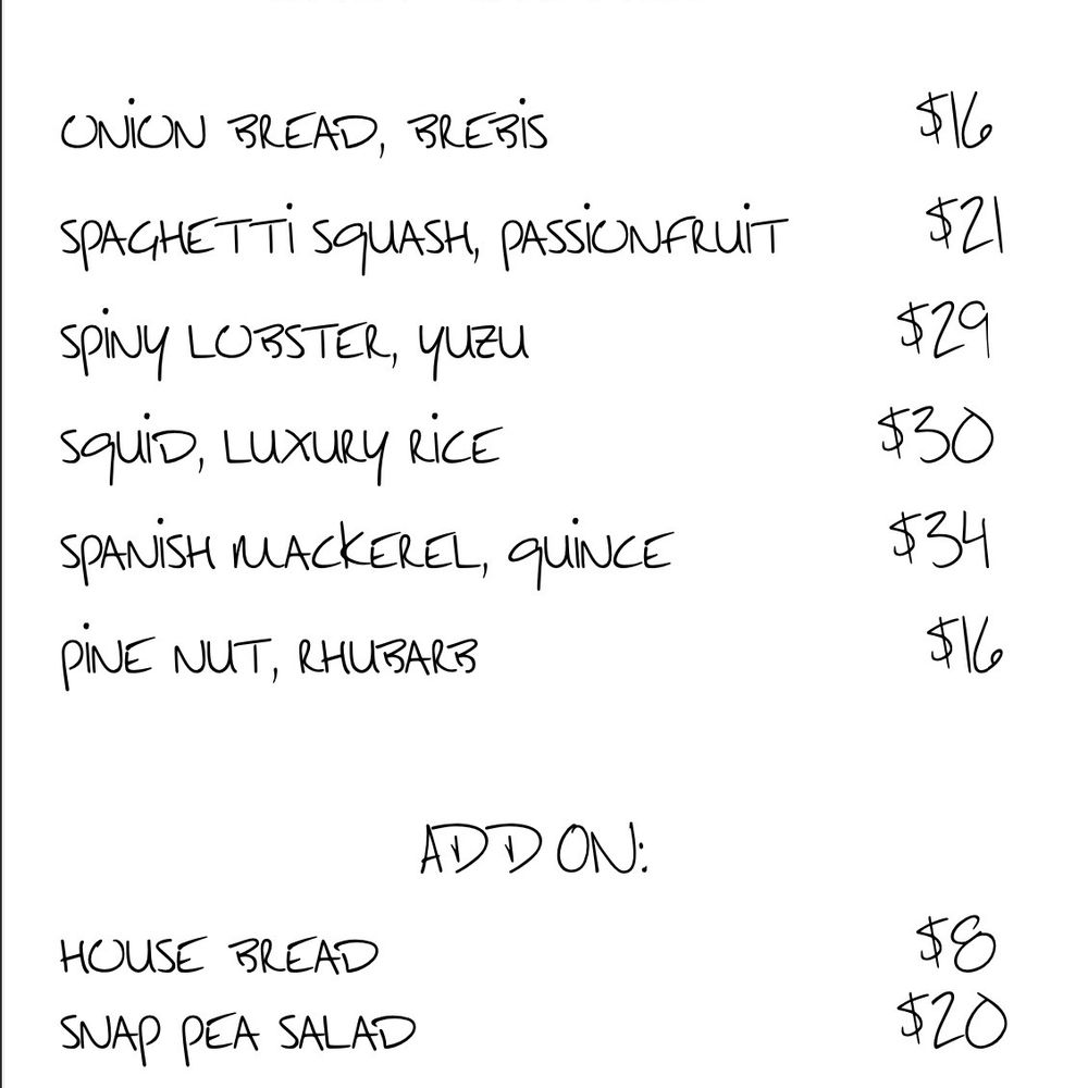 Baby Bistro - The "tasting menu". A bit of a farce. - Salad Near Me - Los Angeles, California Baby Bistro - The "tasting menu". A bit of a farce. - Salad Near Me - Los Angeles, California