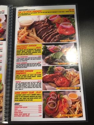 Menu photo 2 Wing Daddy's Sauce House San Antonio, TX Menu photo 2 Wing Daddy's Sauce House San Antonio, TX