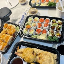 Kumo Hibachi - Assortment of rolls and appetizers (2022)