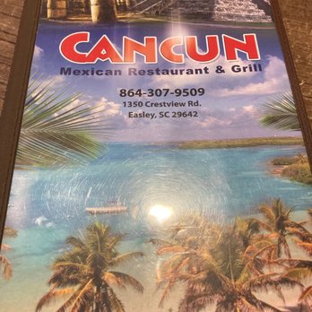 Cancun Mexican Restaurant & Grill - Menu - Mexican Near Me - Easley, South Carolina Cancun Mexican Restaurant & Grill - Menu - Mexican Near Me - Easley, South Carolina
