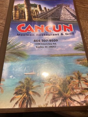 Menu photo 2 Cancun Mexican Restaurant & Grill Easley, SC Menu photo 2 Cancun Mexican Restaurant & Grill Easley, SC