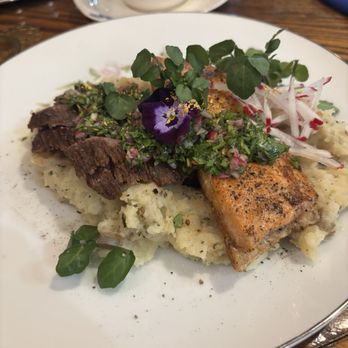 Buffalo Dreamer - Surf and turf on lemon herb mash! - New American Near Me - Hot Springs, South Dakota Buffalo Dreamer - Surf and turf on lemon herb mash! - New American Near Me - Hot Springs, South Dakota