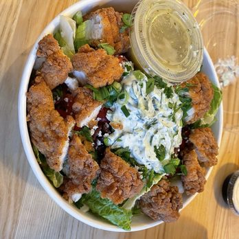 Starbird Chicken - big salad - Chicken Shop Near Me - South San Francisco, California Starbird Chicken - big salad - Chicken Shop Near Me - South San Francisco, California