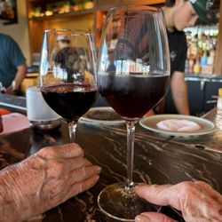 The Piccolo at Paso Robles Inn - A delicious Pinot and Zin. Love this place.
