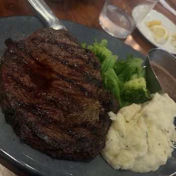 Burtons Grill & Bar - 14 oz. 28-Day Aged Ribeye - New American Near Me - South Windsor, Connecticut