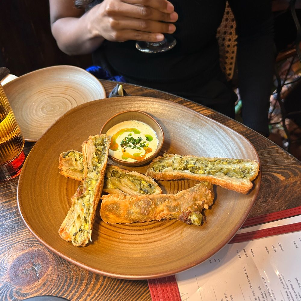 Mango Bay - Ackee and saltfish eggroll - Caribbean Near Me - Brooklyn, New York Mango Bay - Ackee and saltfish eggroll - Caribbean Near Me - Brooklyn, New York