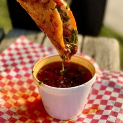 Nacho Birria - Quesobirria with consome