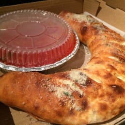 Small Stromboli with pepperoni, sausage, and mozzarella. Small Stromboli with pepperoni, sausage, and mozzarella.