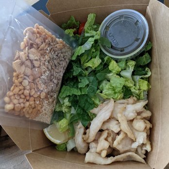 My Burma - Tea leaf salad with chicken and lettuce. Our Burmese friend said we should have gotten cabbage but the salad was good - Burmese Near Me - Davis, California My Burma - Tea leaf salad with chicken and lettuce. Our Burmese friend said we should have gotten cabbage but the salad was good - Burmese Near Me - Davis, California
