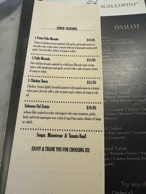 Menu photo 5 Salvatore Scallopini Grosse Pointe Woods, MI