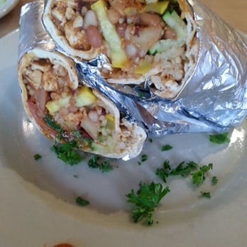 Pita Jungle - Chicken wrap Huge portion lots of veggies Lots of spices - Vegetarian Near Me - Phoenix, Arizona Pita Jungle - Chicken wrap Huge portion lots of veggies Lots of spices - Vegetarian Near Me - Phoenix, Arizona