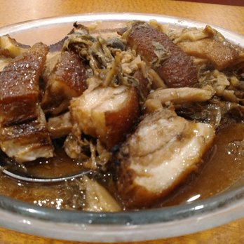 Lee Wing Wah Restaurant - Half eaten meigan pork belly... A little overly sweet but still pretty good! - Chinese Near Me - Chicago, Illinois
