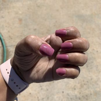 Madison Nails & Spa - You can see the white powder mixed in with the top coat - Nail Salons Near Me - Madison, Alabama Madison Nails & Spa - You can see the white powder mixed in with the top coat - Nail Salons Near Me - Madison, Alabama