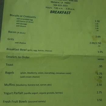Mezzo Mezzo - Breakfast menu - Breakfast & Brunch Near Me - Metairie, Louisiana Mezzo Mezzo - Breakfast menu - Breakfast & Brunch Near Me - Metairie, Louisiana