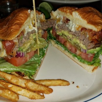 Murray's Saloon & Eatery - Russell burger with seasoned fries. - Karaoke Near Me - Big Bear Lake, California