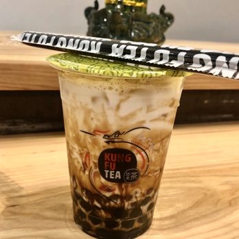 Kung Fu Tea - WOW milk with red beans - Bubble Tea Near Me - Cedar Park, Texas