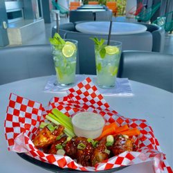 W XYZ Bar - Korean BBQ Wings (served with carrots and celery)