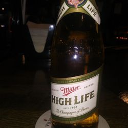 Miller High Life...Champaign of beers