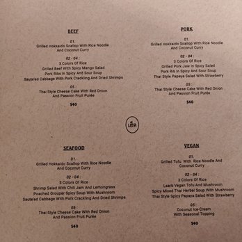 Hed 11 - Lunch Set Menu - $40 | March 2025 - Thai Near Me - San Francisco, California