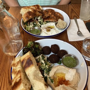 1000 Figs - Chicken Platter & Falafel Platter With added Baba Ghanouj & Brussels Sprouts - Falafel Near Me - New Orleans, Louisiana 1000 Figs - Chicken Platter & Falafel Platter With added Baba Ghanouj & Brussels Sprouts - Falafel Near Me - New Orleans, Louisiana
