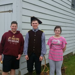 Rockingham State Historic Site - One of the Montgomery High School students that volunteer their time thru their history Club