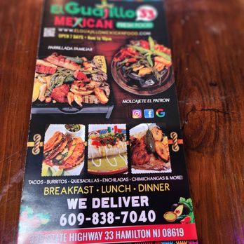 El Guajillo Mexican - Menu - Mexican Near Me - Trenton, New Jersey El Guajillo Mexican - Menu - Mexican Near Me - Trenton, New Jersey