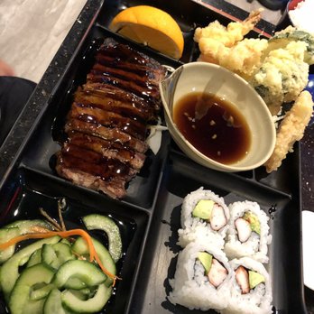 Taiko Sushi - Beef Teriyaki Bento Box + CA roll + tempura. - Sushi Bars Near Me - Folsom, California Taiko Sushi - Beef Teriyaki Bento Box + CA roll + tempura. - Sushi Bars Near Me - Folsom, California