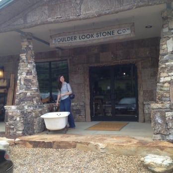 Boulder Look Stone Company - a woman standing in front of a building - Nurseries & Gardening Near Me - Bristol, Virginia