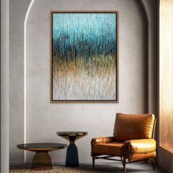 Galleria Fine Arts & Custom Framing - Born Emotion- 48"H x 36"W- Original Mixed Media on Canvas
