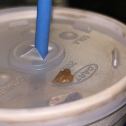 Braum's - Chocolate shake with a chunk of nasty.
