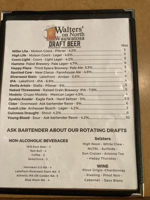 Menu photo 2 Walter's On North Milwaukee, WI