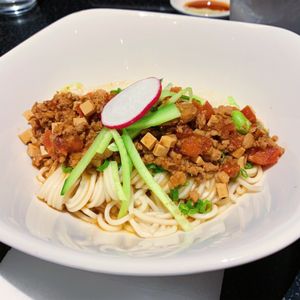 Photo of Din Tai Fung - Arcadia, CA, United States. Noodles with Kurobuta Pork Sauce ⋅ Baldwin Plaza - Arcadia, California