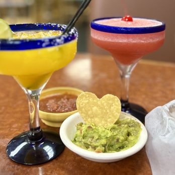 Casa Maria - Mango and strawberry margaritas with a small guacamole. Delicious! - Mexican Near Me - Elgin, South Carolina Casa Maria - Mango and strawberry margaritas with a small guacamole. Delicious! - Mexican Near Me - Elgin, South Carolina