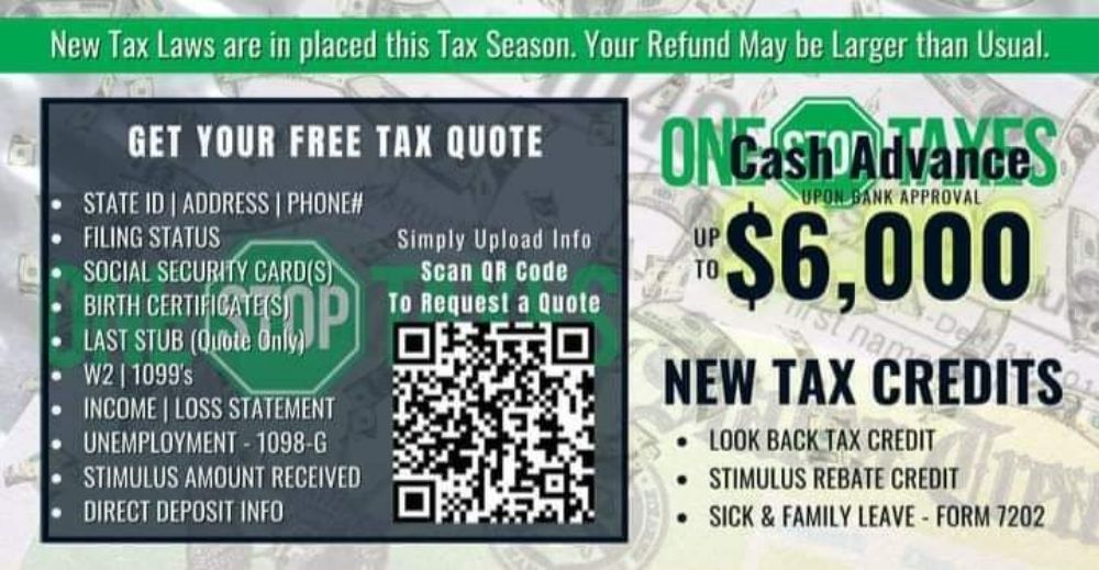 LOCK’S ONE STOP TAXES Request Information Tax Services Jonesboro