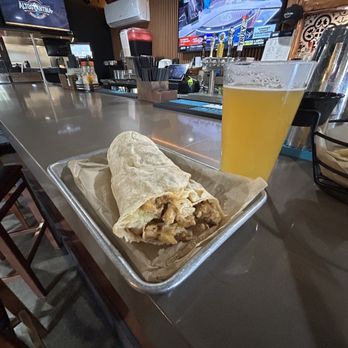 Altos Cantina - California Burrito with Chicken and a Beer! - Mexican Near Me - West Sacramento, California