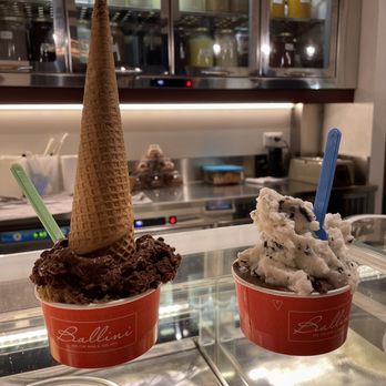 Ballini - Mint chocolate, ciocolatto and caffé. The gianduja is excellent too. No losers here! - Ice Cream & Frozen Yogurt Near Me - Verona, VR