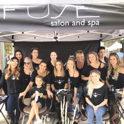 FUSE salon and spa - Fun at Fall Fest!