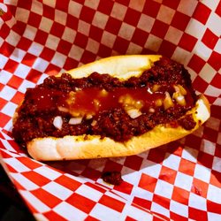 TapHouse Burgers - The chili dog with hot sauce was a big hit for me.