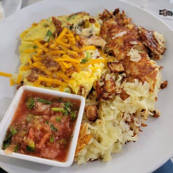 Off Street Cafe - House omelette with hashbrowns - American Near Me - Cerritos, California Off Street Cafe - House omelette with hashbrowns - American Near Me - Cerritos, California