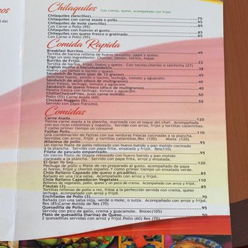 El Gran Yo Soy - Menu - Tex-Mex Near Me - Tijuana, BCN