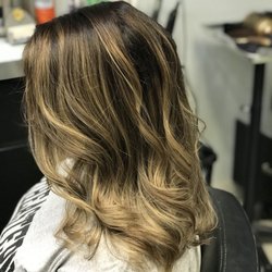 Alchemy Salon & Day Spa - Hair by Amanda @ Alchemy Balayage move up on natural dark hair