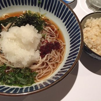 Inaba Restaurant - Oroshi ume shiso soba and rice with sweet potato - Japanese Near Me - Torrance, California