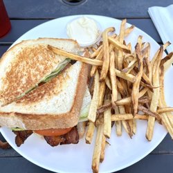The Point on Main Street - BLT sandwich with natural fries