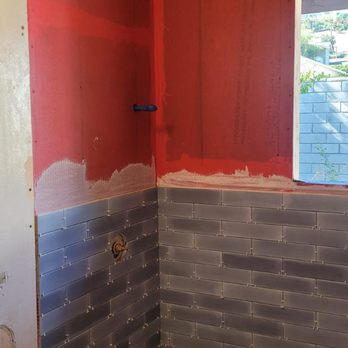 Burning Stone Construction - Bathroom wall tile replacement and waterproofing. - Tiling Near Me - Santa Barbara, California Burning Stone Construction - Bathroom wall tile replacement and waterproofing. - Tiling Near Me - Santa Barbara, California